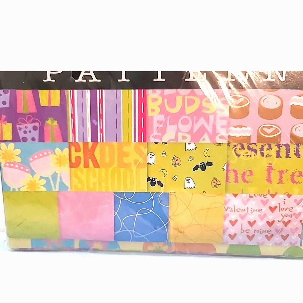 12x12 Scrapbook Paper Reflections Mixed Themes Patterns Holidays 75 pages NEW